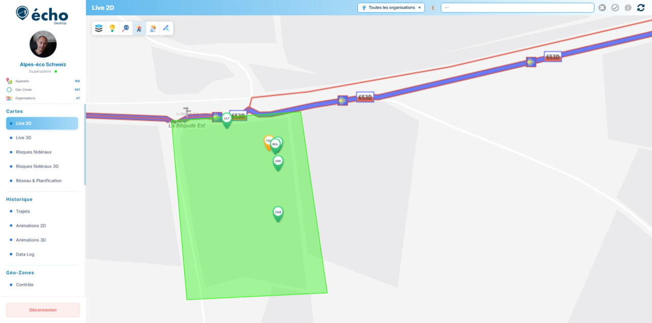 Live 2D - Chemins de randonnée