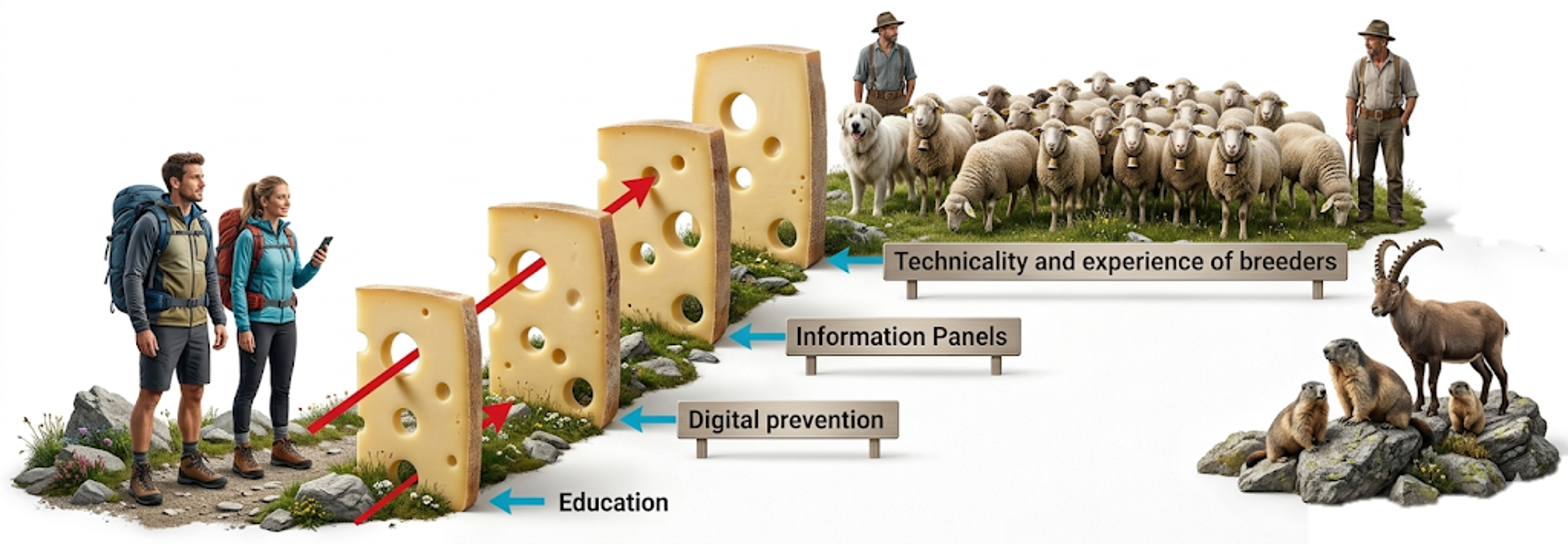 Modèle du fromage suisse